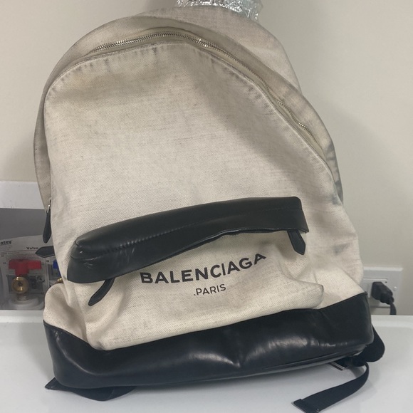 Balenciaga Canvas/leather backpack- send best offers*** - Picture 1 of 16